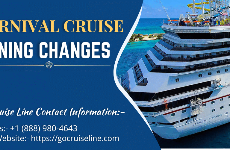 Carnival Cruise Dining Change
